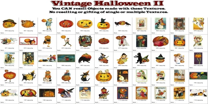 Shabby Chic Vintage Halloween II