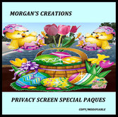 PRIVACY SCREEN/ECRAN SPECIAL PAQUES