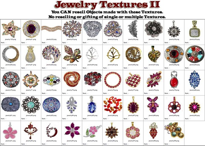 Shabby Chic Jewelry Textures II