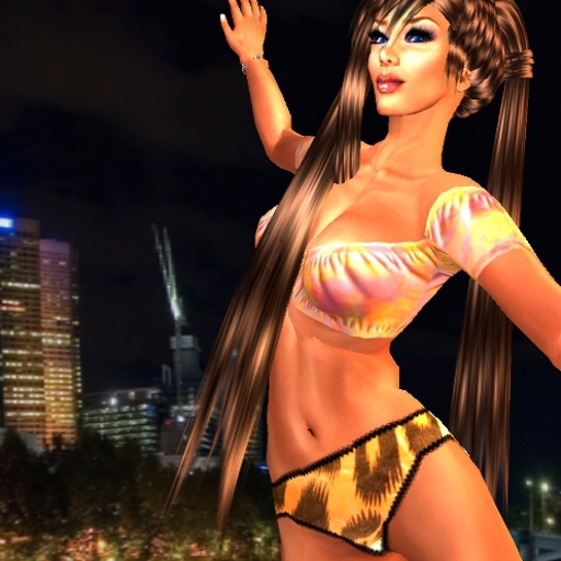 Brandi's Panties - Jungle Leopard (top not included)