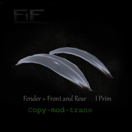 F1F- FENDER FRONT&REAR FULL