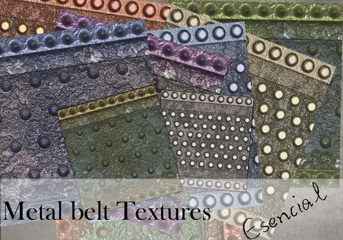 Metal belt textures