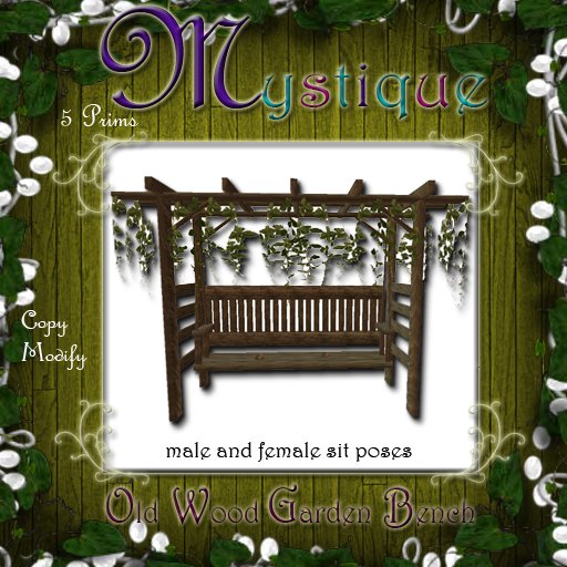Mystique ~ Garden Bench