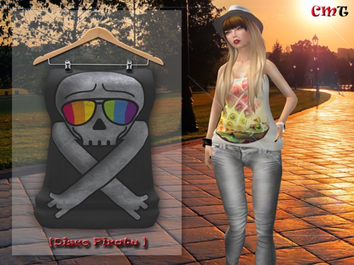 .::[NerdMonkey*Clothes] [Disco Pirate Tee]::. 