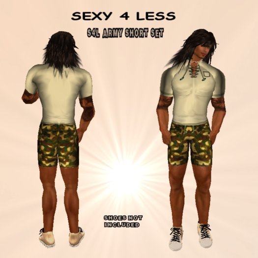 S4L ARMY SHORT SET