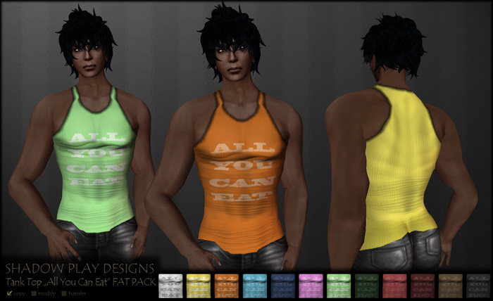 Tank Tops ALL YOU CAN EAT - FAT PACK 