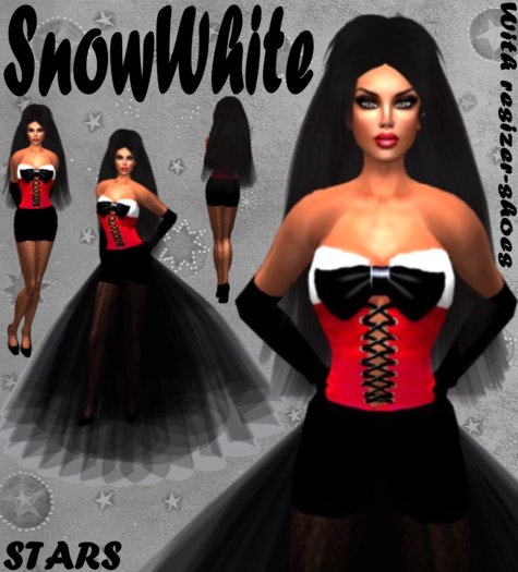 STARS - SnowWhite -black-