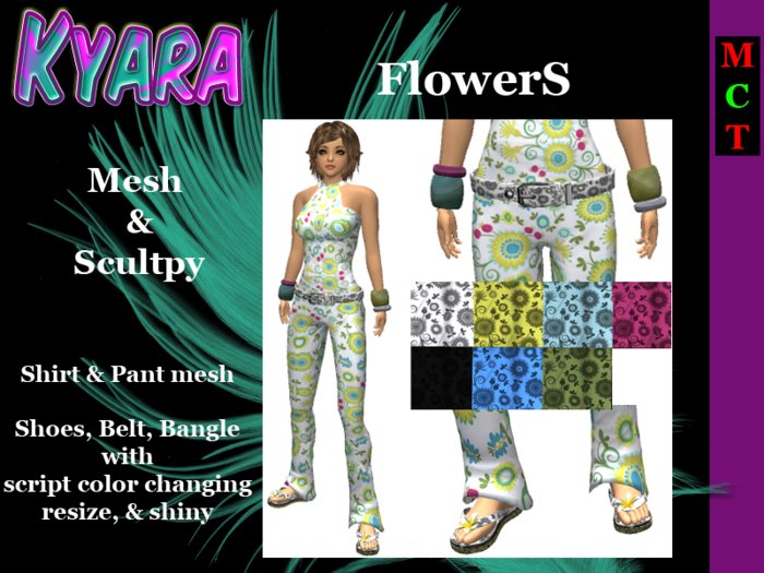 ** FLOWERS for Petite Mesh Avatars