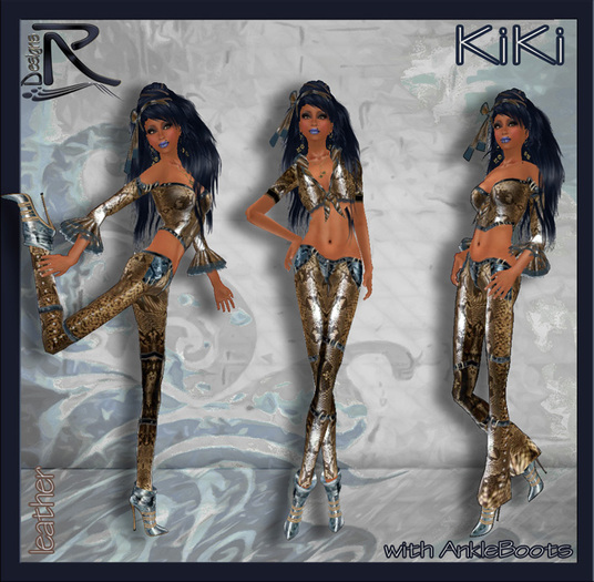 Kiki leather with Ankle Boots - Ronjas RDesignS Collection by Ronja Pera (Retail Box) 