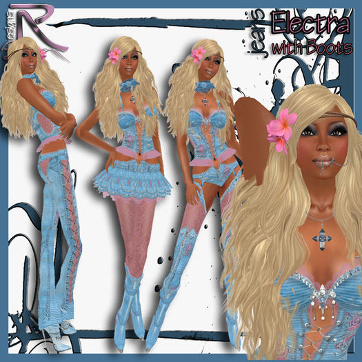 Electra jeans with Boots - Ronjas RDesignS Collection by Ronja Pera (Retail BoX)