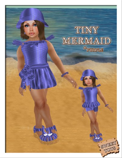 Tiny Mermaid Purple