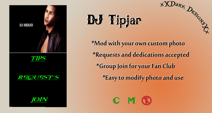 DJ REQUESTS /TIPJAR/FAN CLUB JOINER