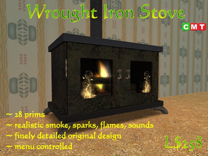 Wrought Iron Stove