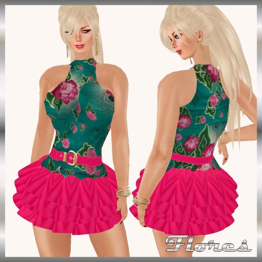 K&L Dress Flores