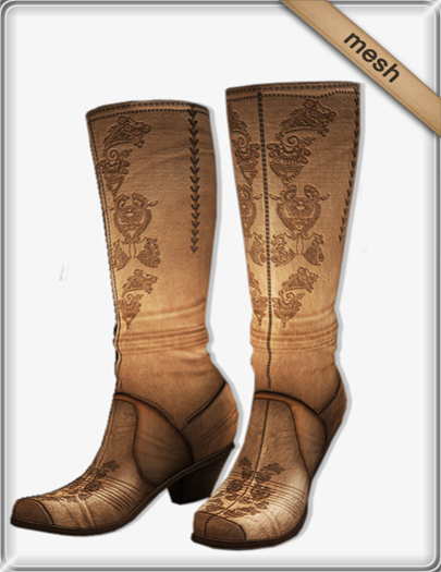 *Crazy* Charro Mesh Boots