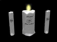 <BD> One Soul Unity Candle Set