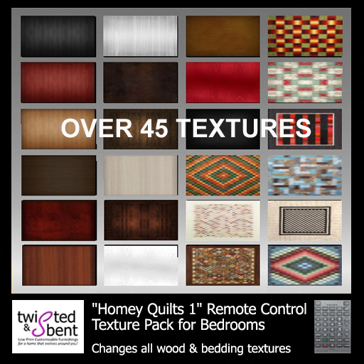 Texture Changing T&B Homey Quilts1 Bedroom Remote Control