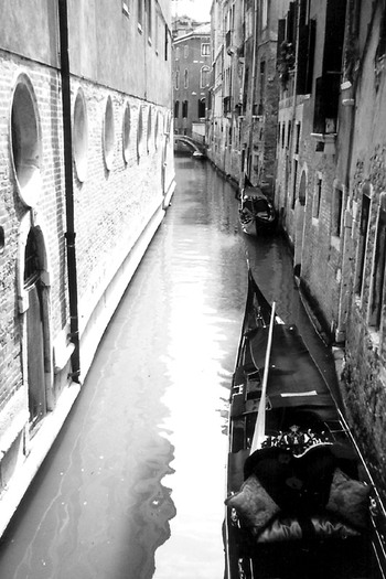Venice Canal BW