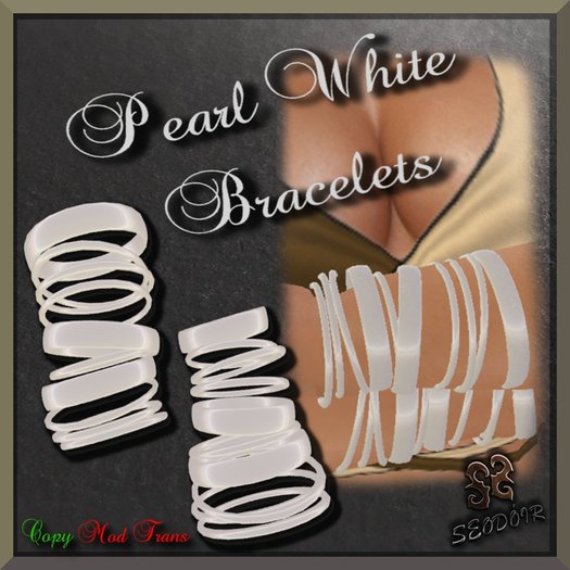 Bracelet Set - Pearl White