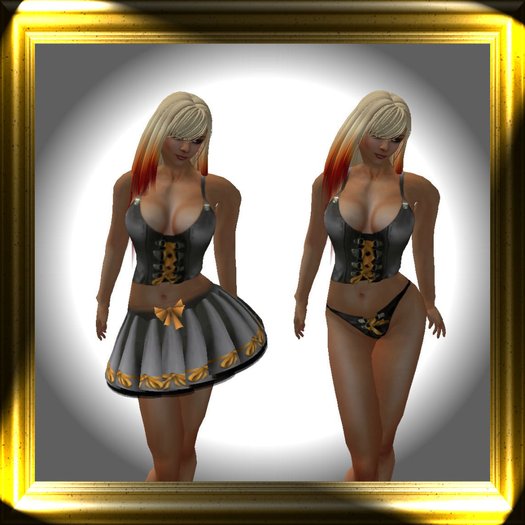 Shamless Latex Dress Gold
