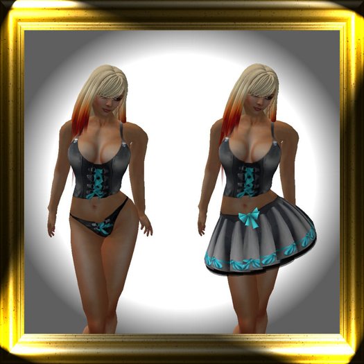 Shamless Latex Dress LBlue