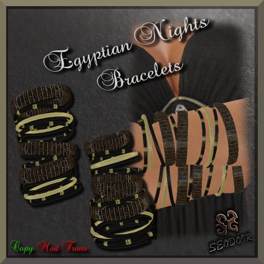 Bracelet Set - Egyptian Nights