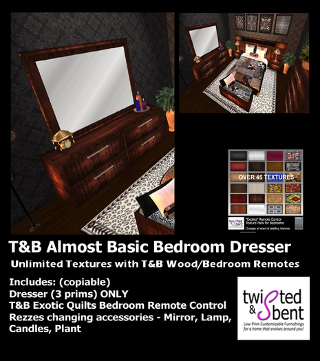 Texture Changing T&B Almost Basic Interactive Bedroom Dresser