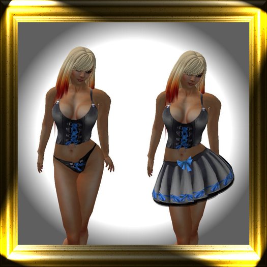 Shamless Latex Dress MBlue