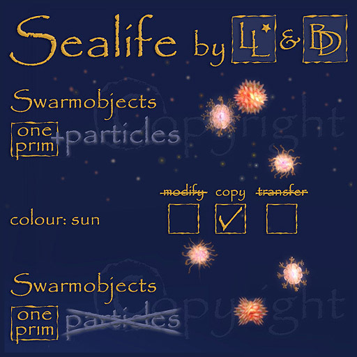 Swarm Objects - mixed corals - Sunny