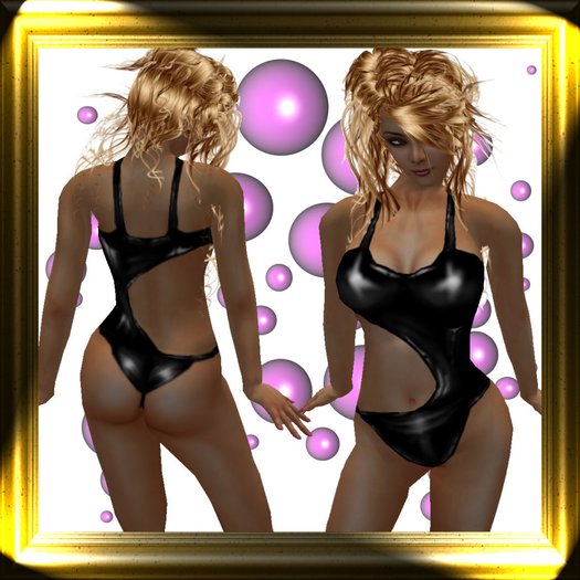 Kitty Swimsuit Black