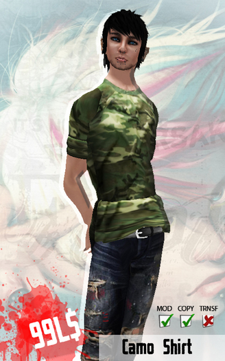 [VOID] Army Shirt + Bonus *BOXED*