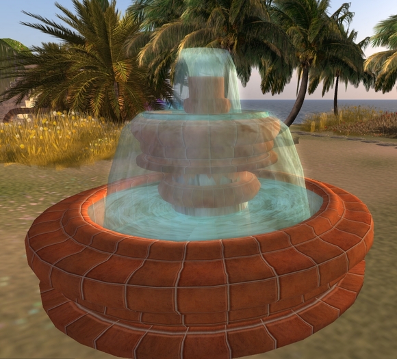 Fountain small (Spanish tile)