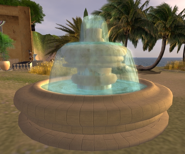 Fountain small (stone wall) 