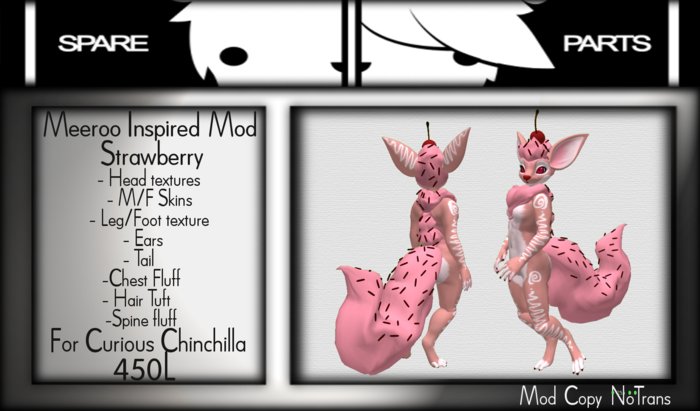 Meeroo inspired Strawberry cupcake mod 