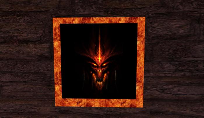 Fire Demon Wall Art