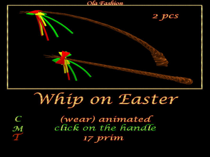 Whip on Easter 2 pcs (K)*