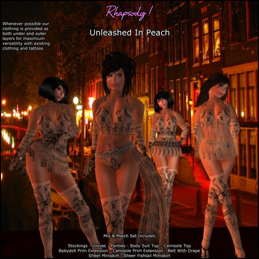 Rhapsody Unleashed In Peach