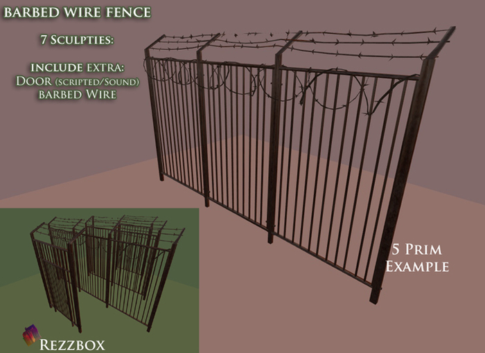 Barbed Wire Fence-Pack (mod/copy)