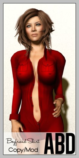 ABD :: Boyfriend Shirt Red