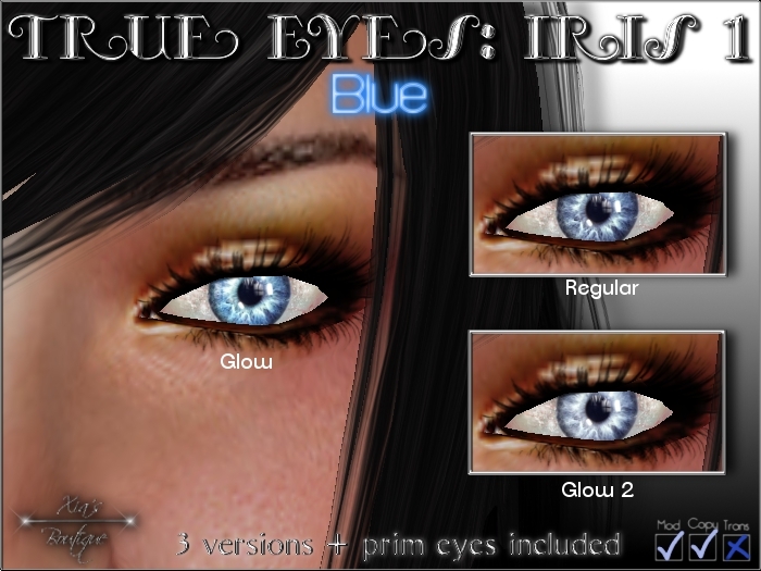 True Eyes Iris 1 Blue 