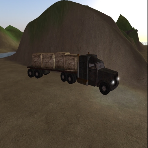 Mac Truck trapped