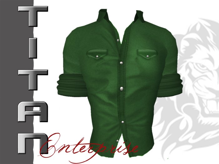 [TE] Military Shirt SS - Green