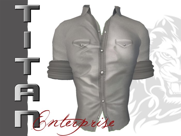 [TE] Military Shirt SS - Grey