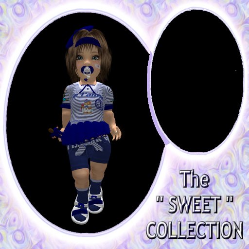 BLUE MARINE SHORTS w SOCKS (Bodysuit Type + Socks)