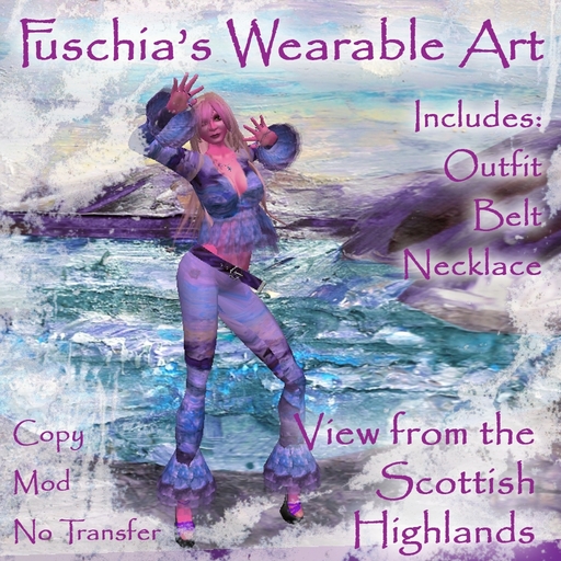 ~ Fuschia ~ View From Scottish Highlands outfit