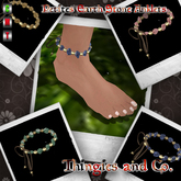 Petites Earth Stone Anklets