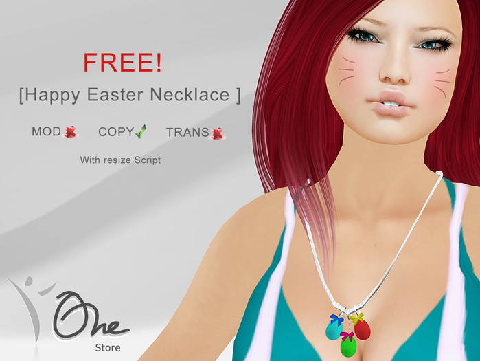 :: One Store:: Happy Easter Necklace BOX