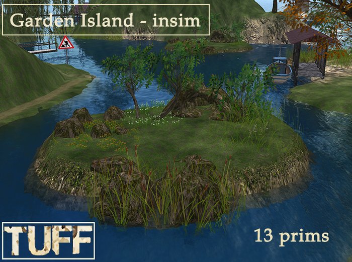 [TUFF] Garden Island - Sculpted Floating Faux