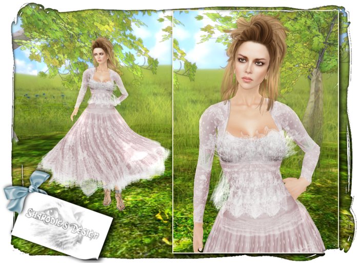 ~*~Shar's Gowns~*~Lace Old Rose