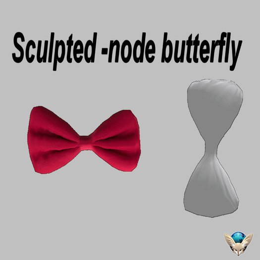 Sculpted -node butterfly